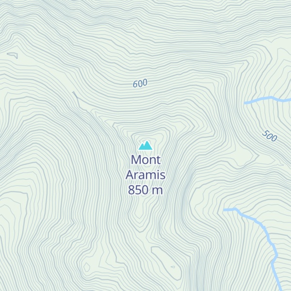 Map of Mont Aramis