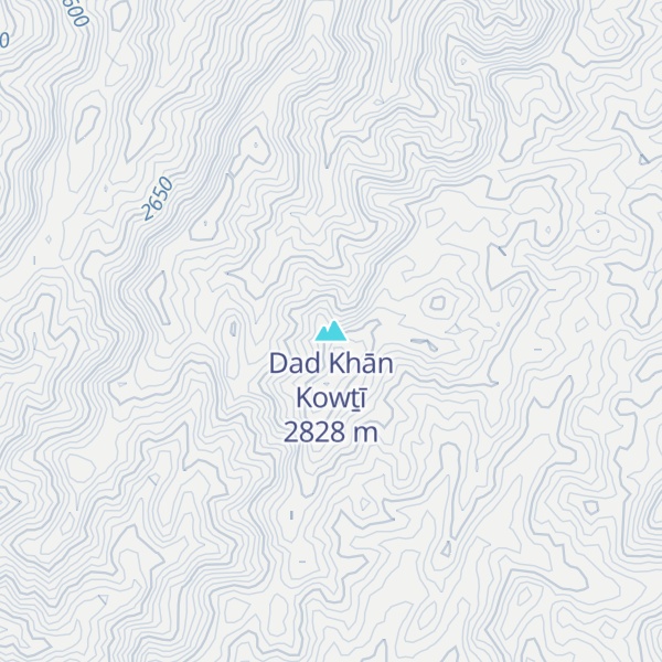 Map of Dad Khān Kowṯī