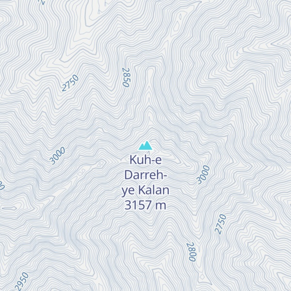 Map of Kuh-e Darreh-ye Kalan