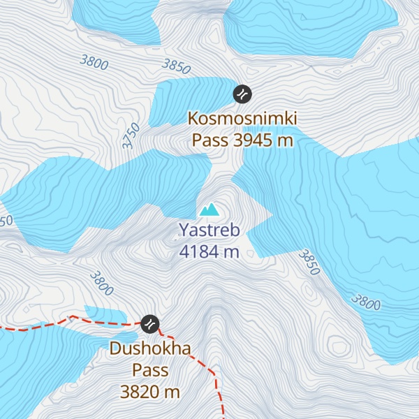 Map of Yastreb