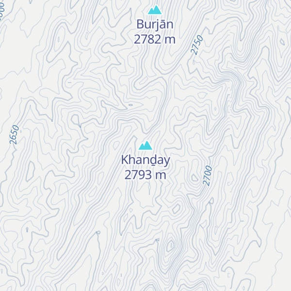 Map of Khanḏay