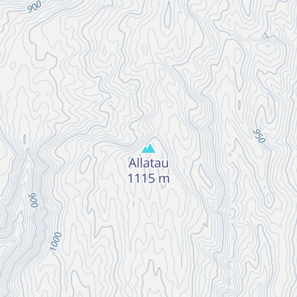 Map of Allatau