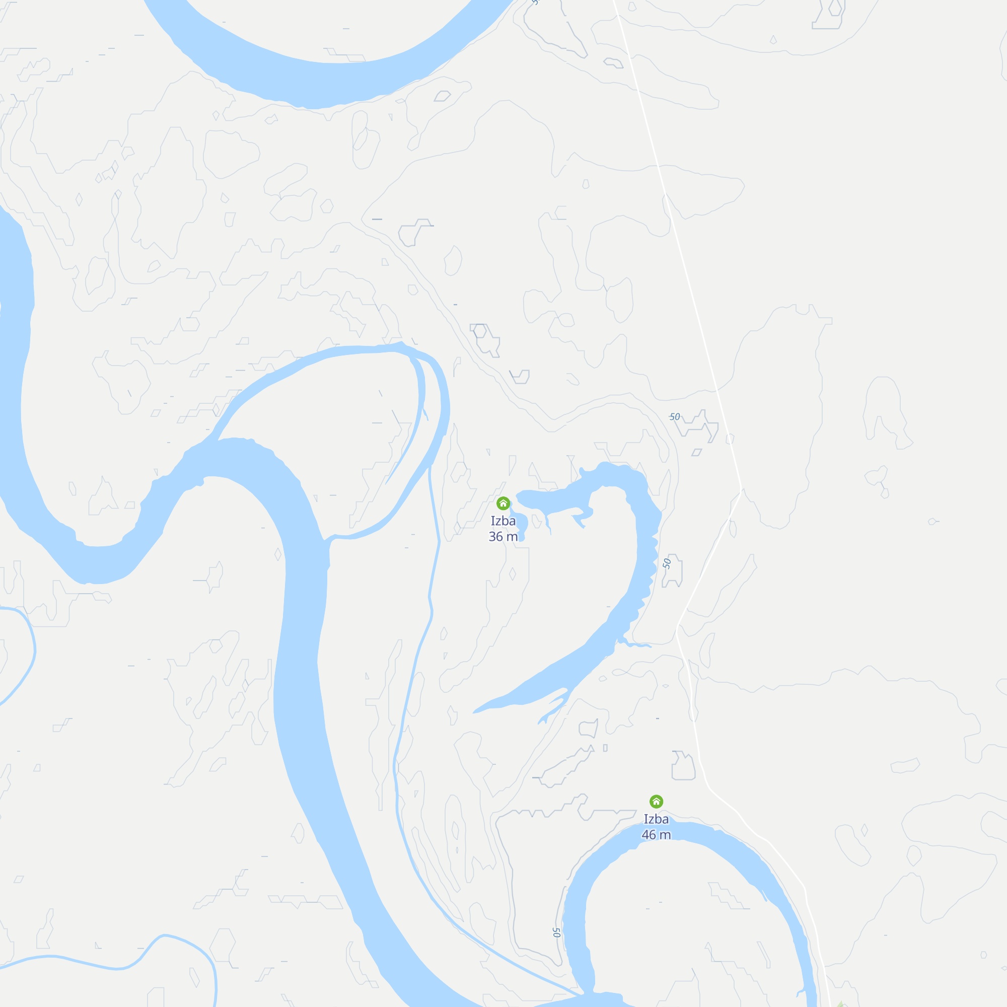Izba map
