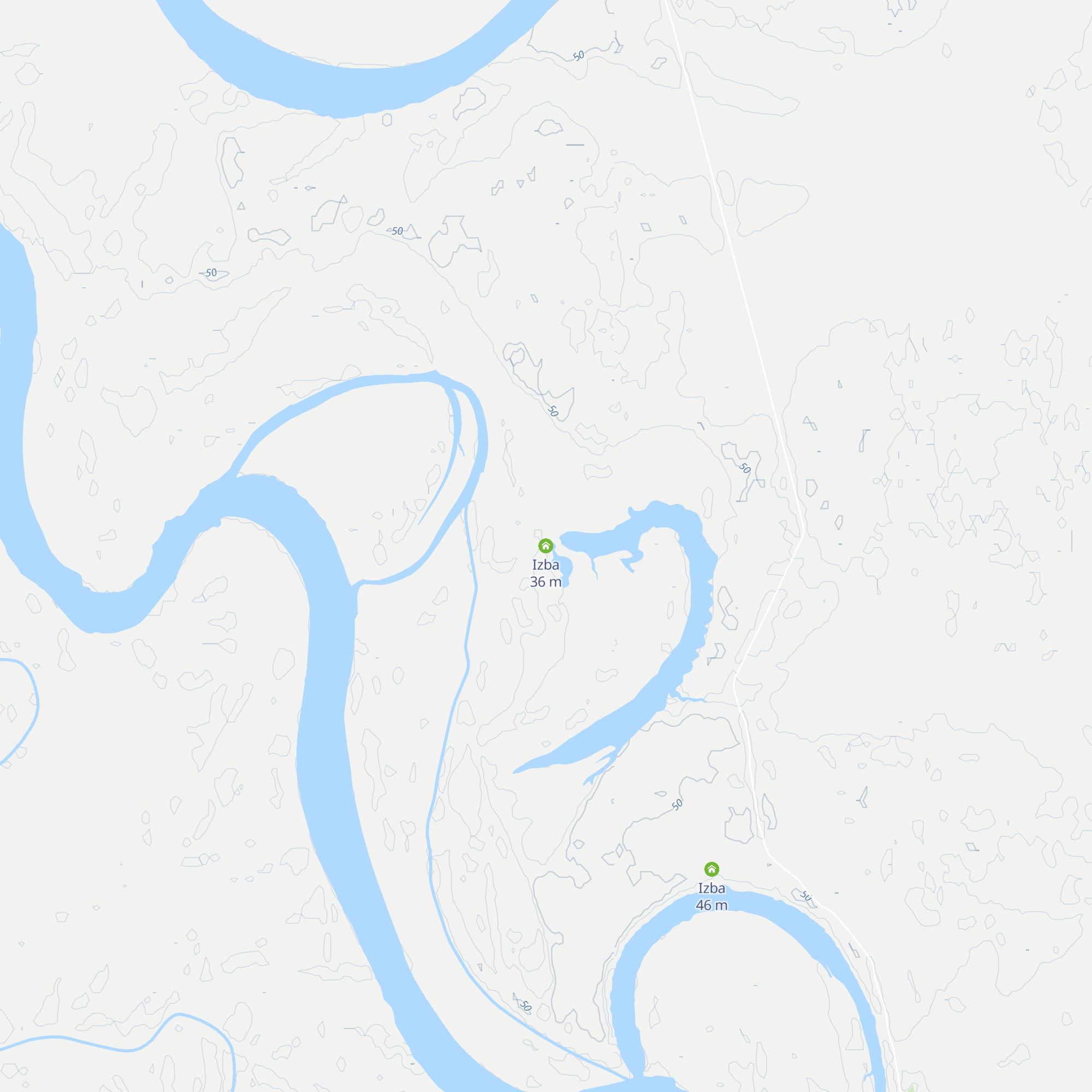 Izba map