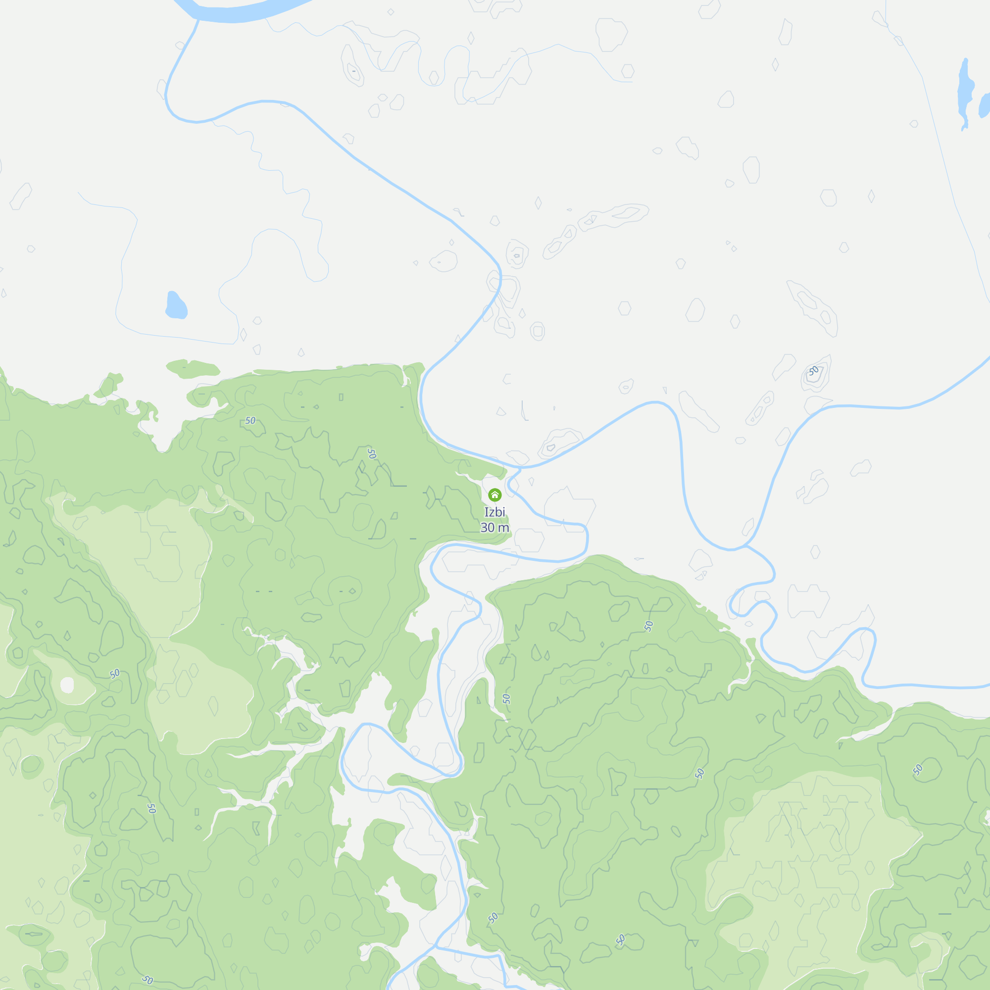 Izbi map