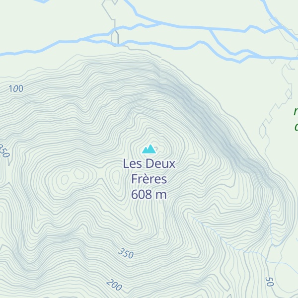 Map of Les Deux Frères