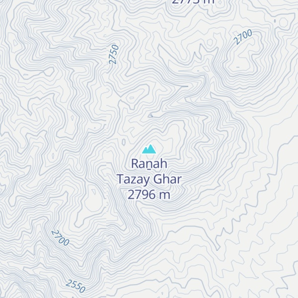 Map of Raṉah Tazay Ghar