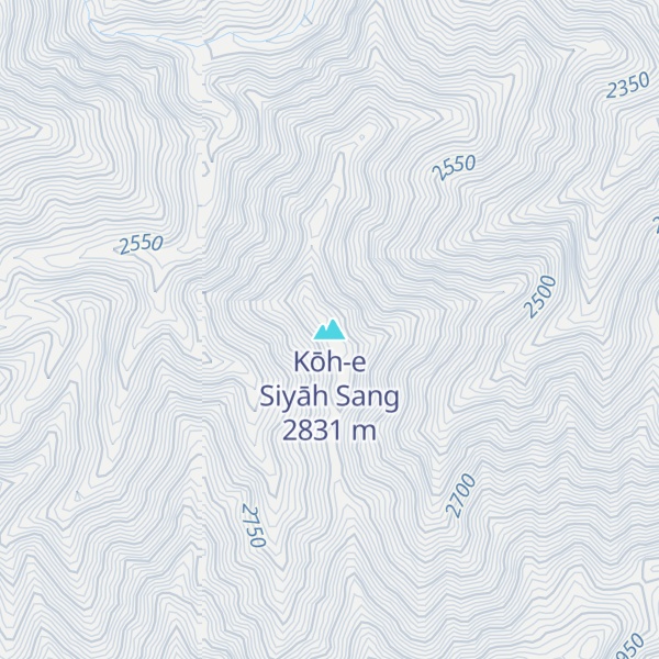 Map of Kōh-e Siyāh Sang