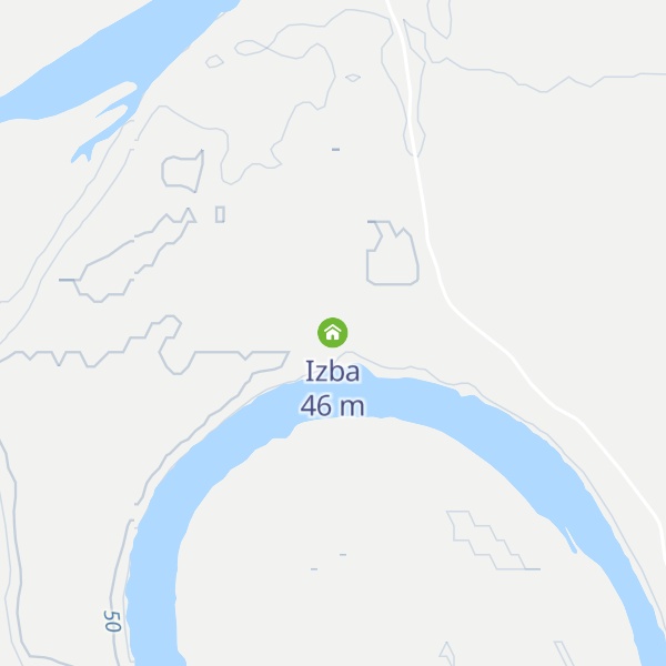 Map of Izba