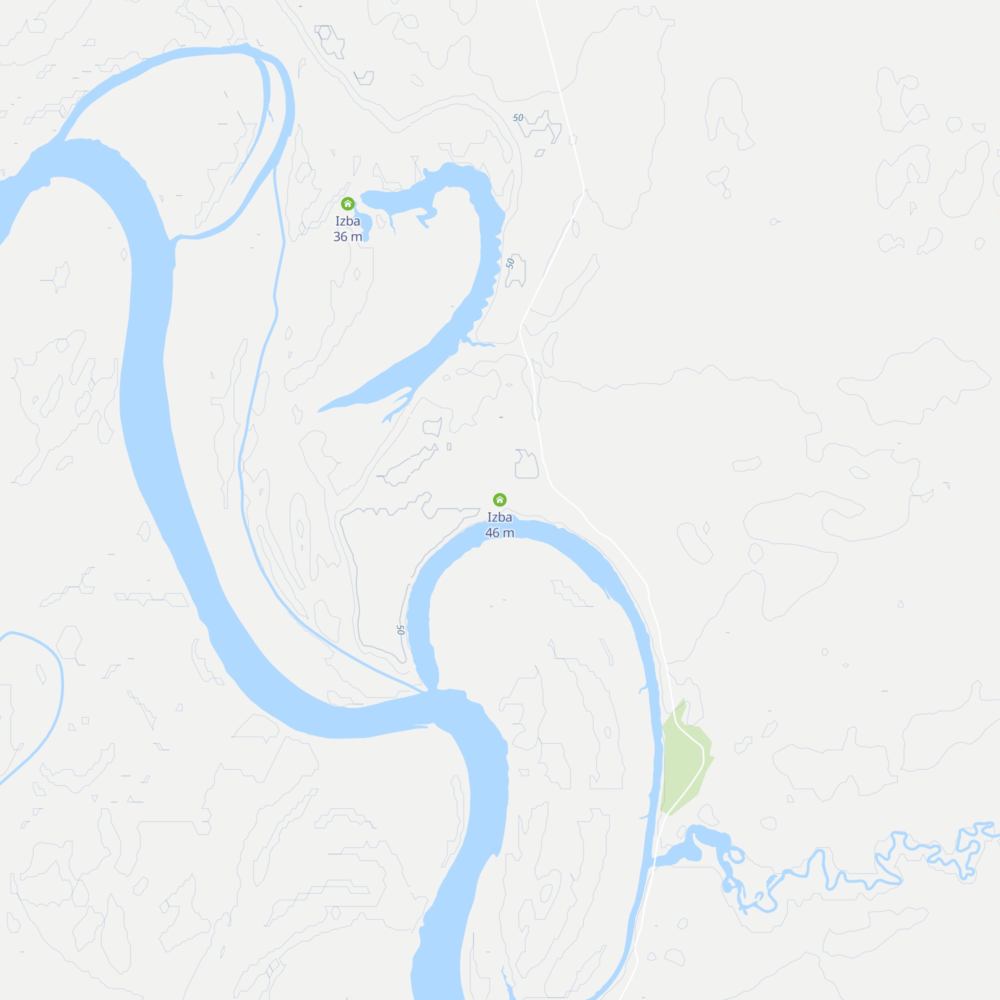 Izba map