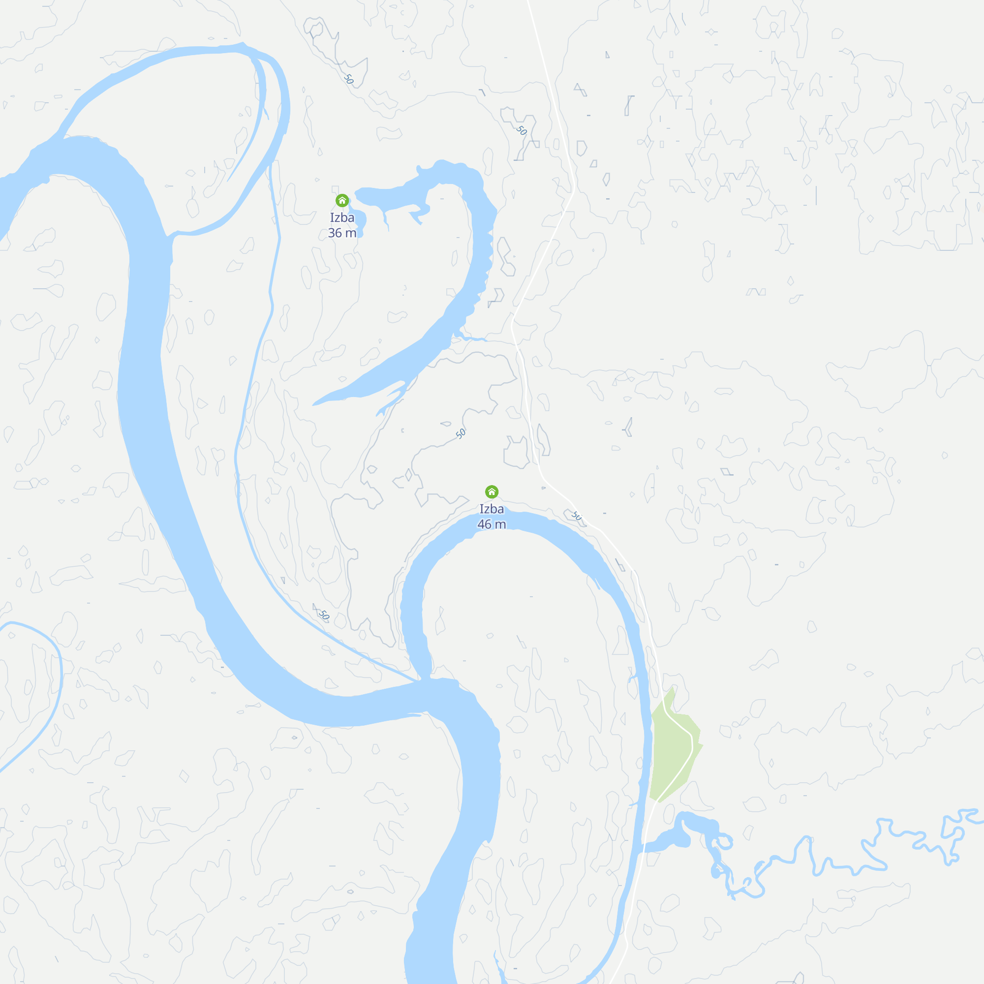 Izba map