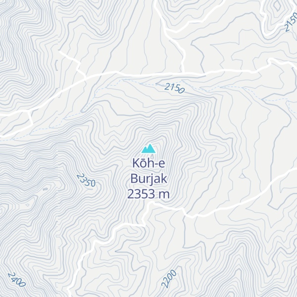 Map of Kōh-e Burjak