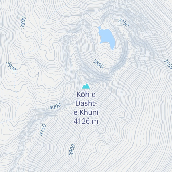 Map of Kōh-e Dasht-e Khūnī