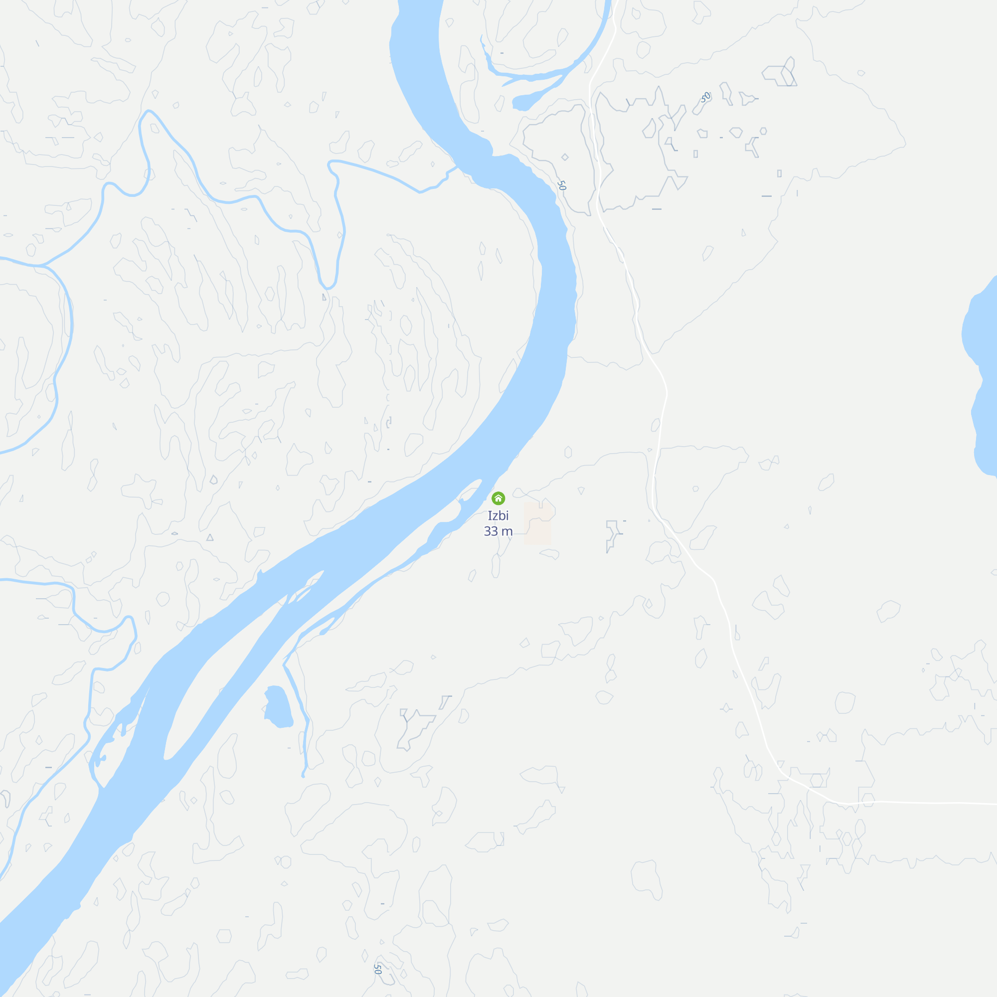 Izbi map