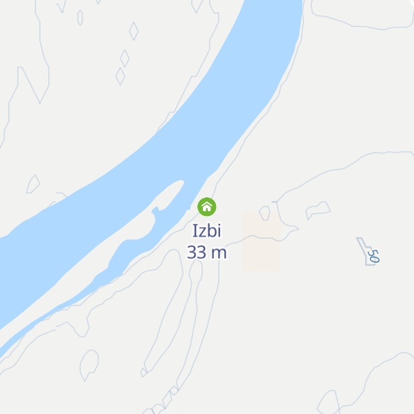 Map of Izbi
