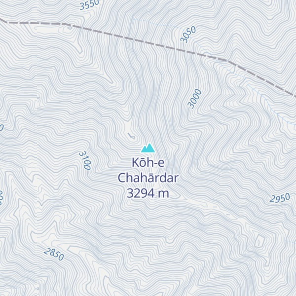 Map of Kōh-e Chahārdar