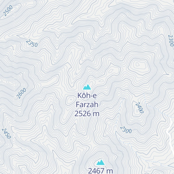 Map of Kōh-e Farzah