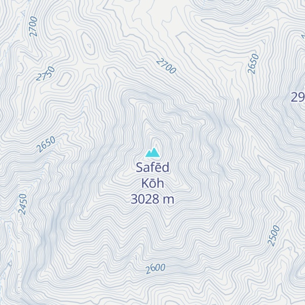 Map of Safēd Kōh