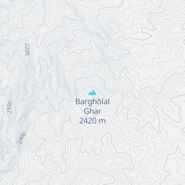 Map of Barghōlaī Ghar