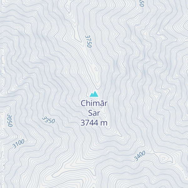 Map of Chimār Sar