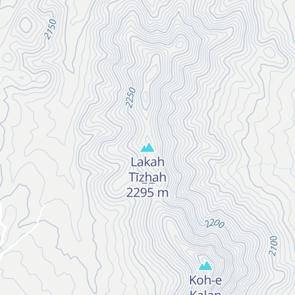 Map of Lakah Tīz̲h̲ah