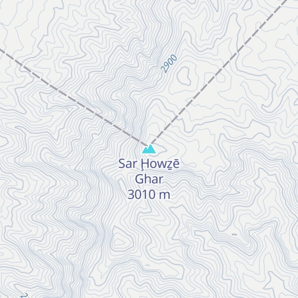 Map of Sar Ḩowẕē Ghar