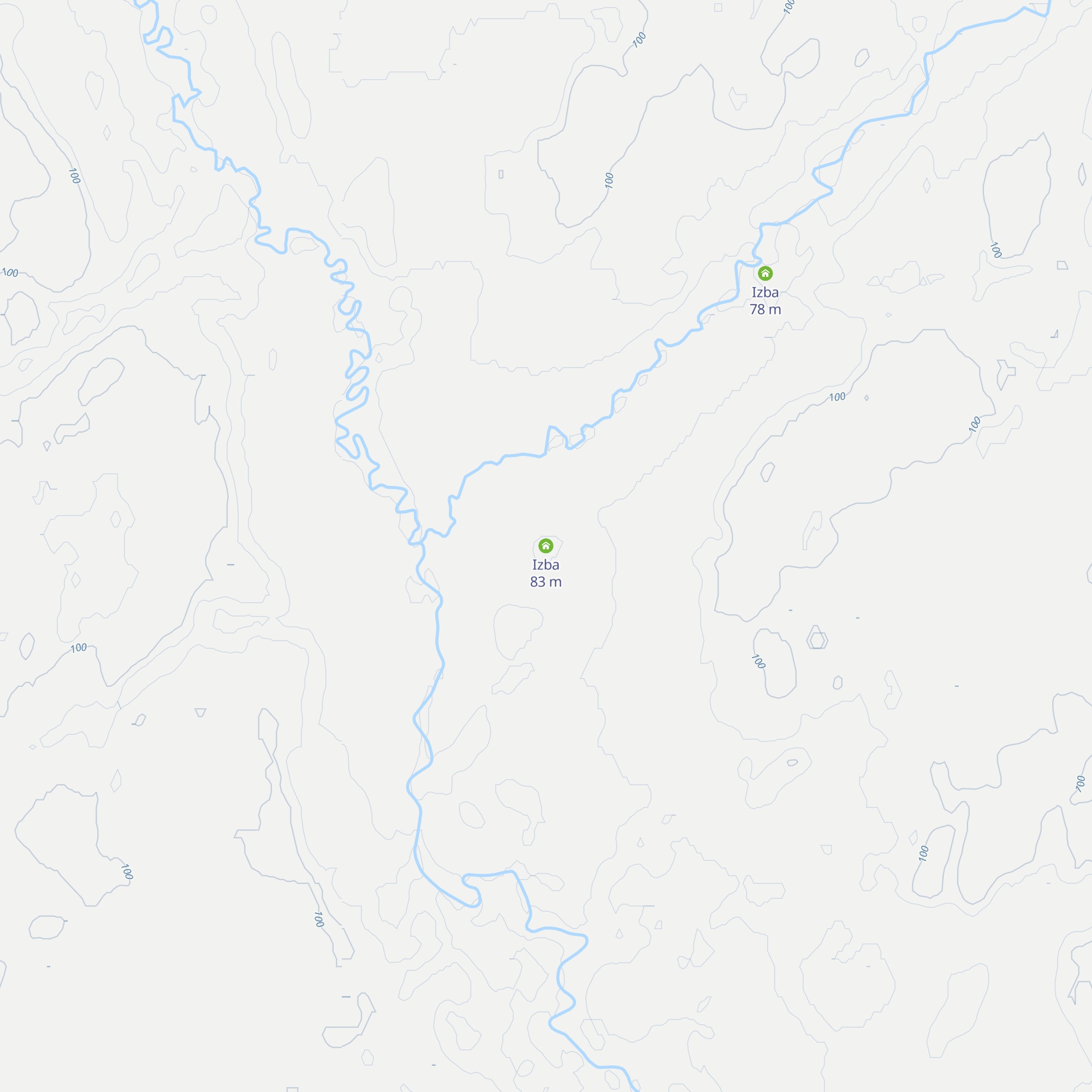 Izba map