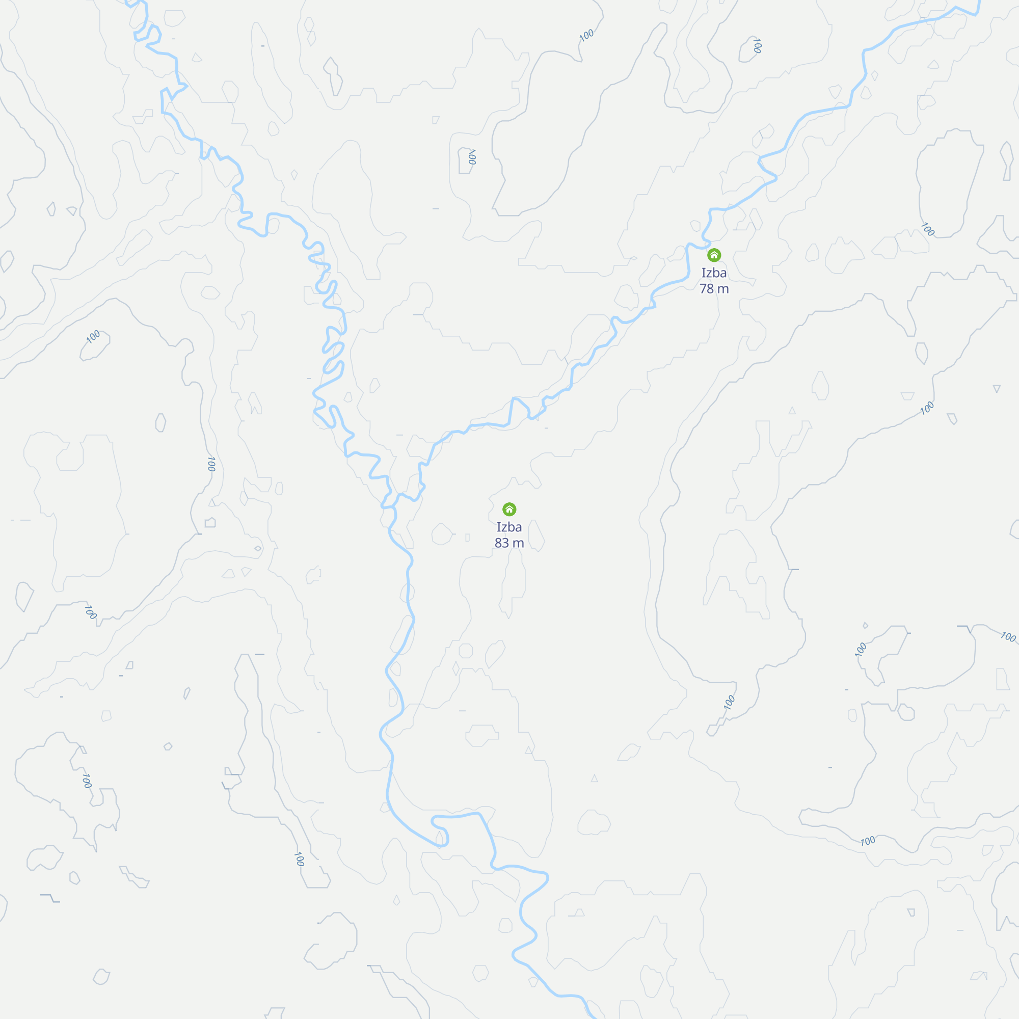 Izba map