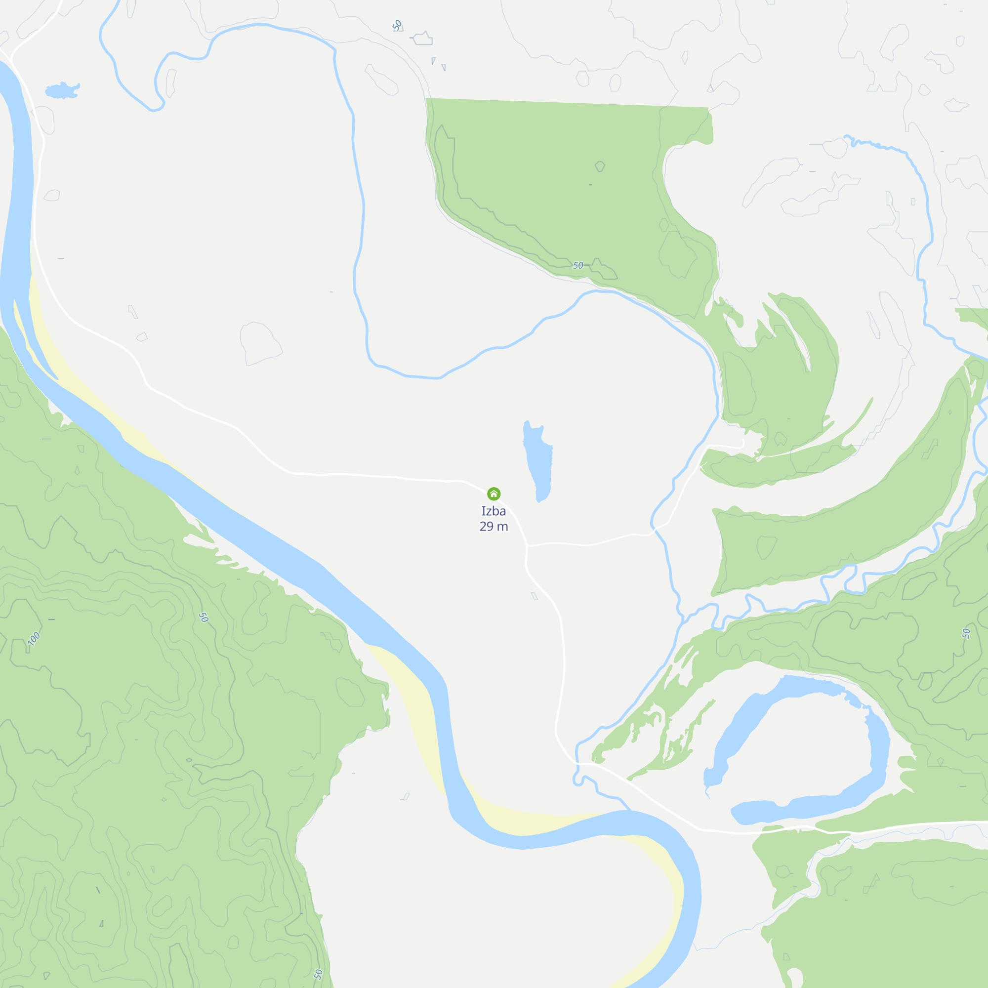 Izba map