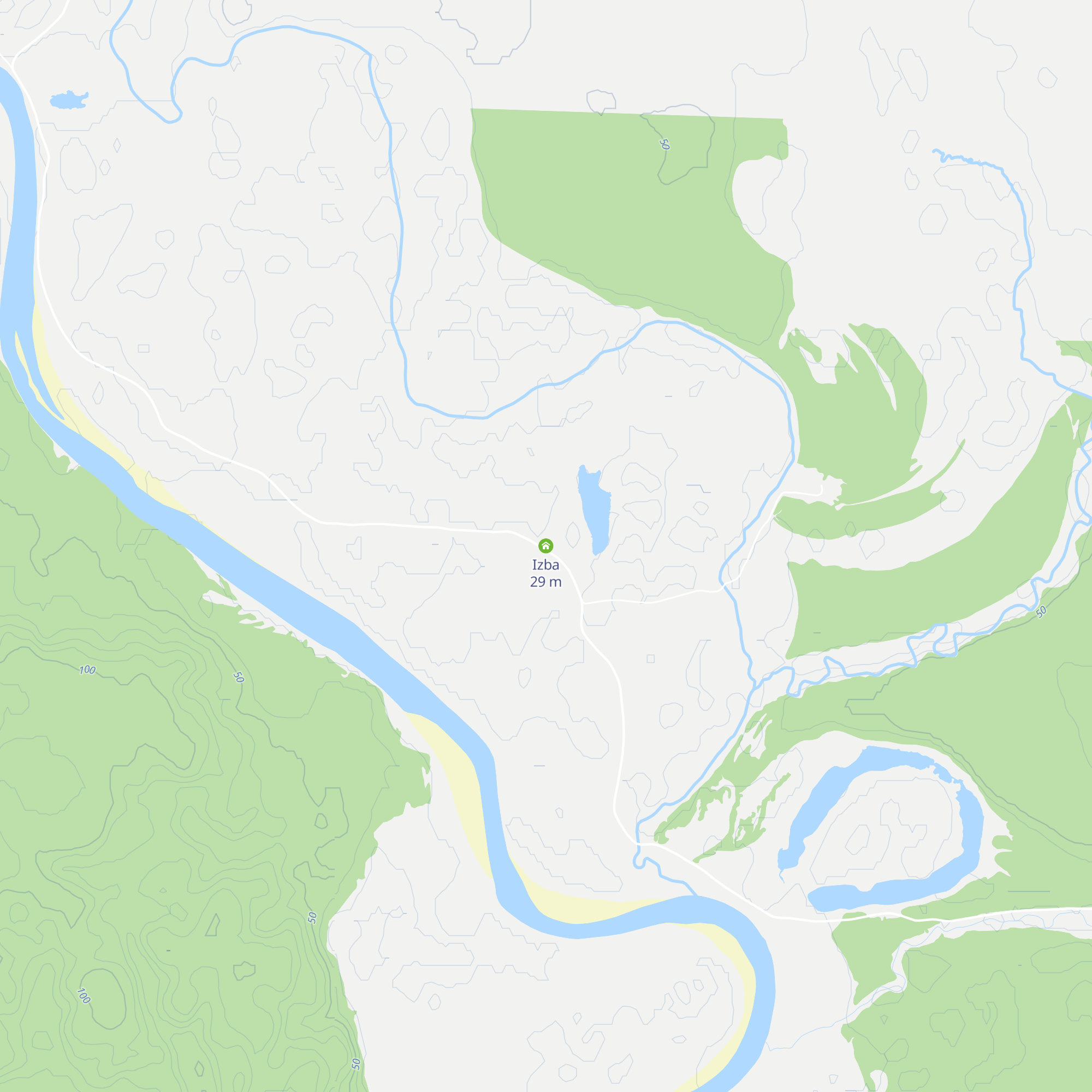 Izba map