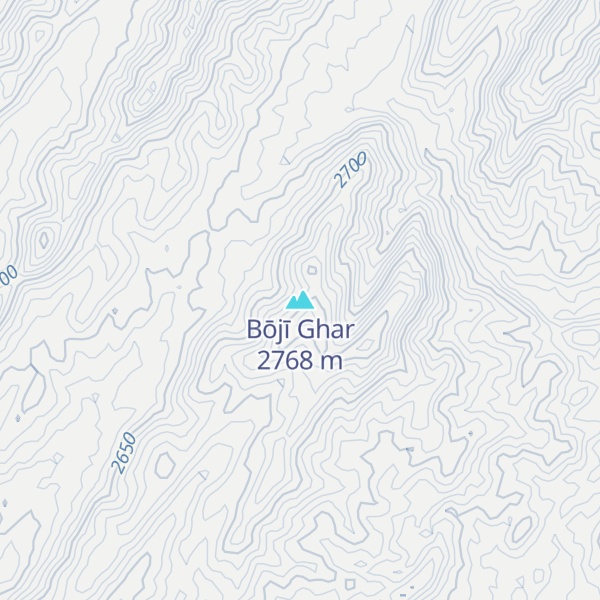 Map of Bōjī Ghar
