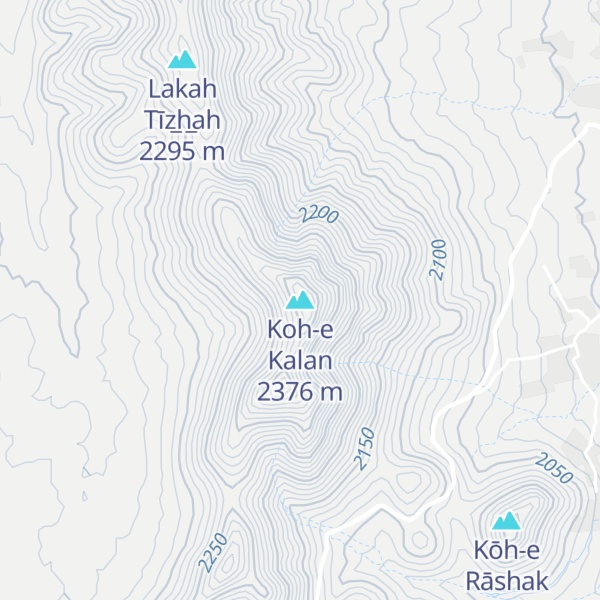 Map of Koh-e Kalan