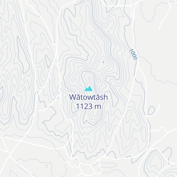 Map of Wātowtāsh