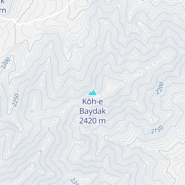 Map of Kōh-e Baydak
