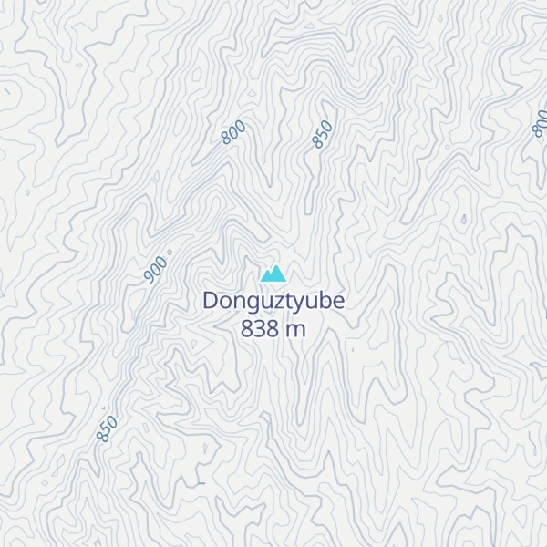 Map of Donguztyube
