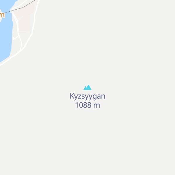 Map of Kyzsyygan