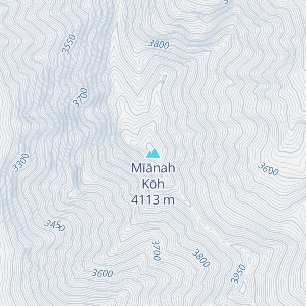 Map of Mīānah Kōh