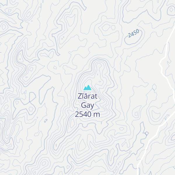 Map of Zīārat Gay