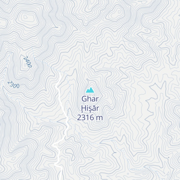 Map of Ghar Ḩişār