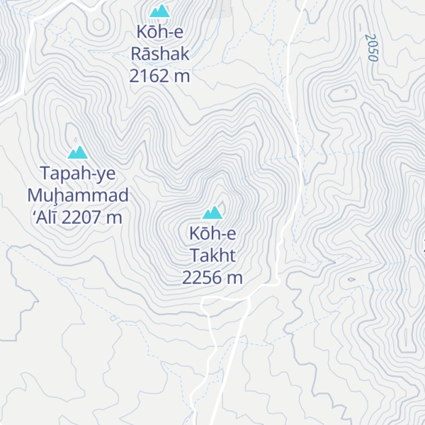 Map of Kōh-e Takht
