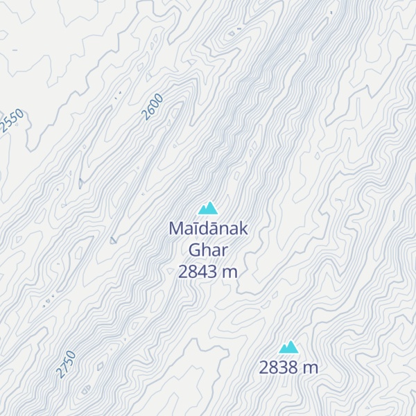 Map of Maīdānak Ghar