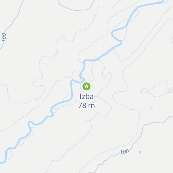 Map of Izba