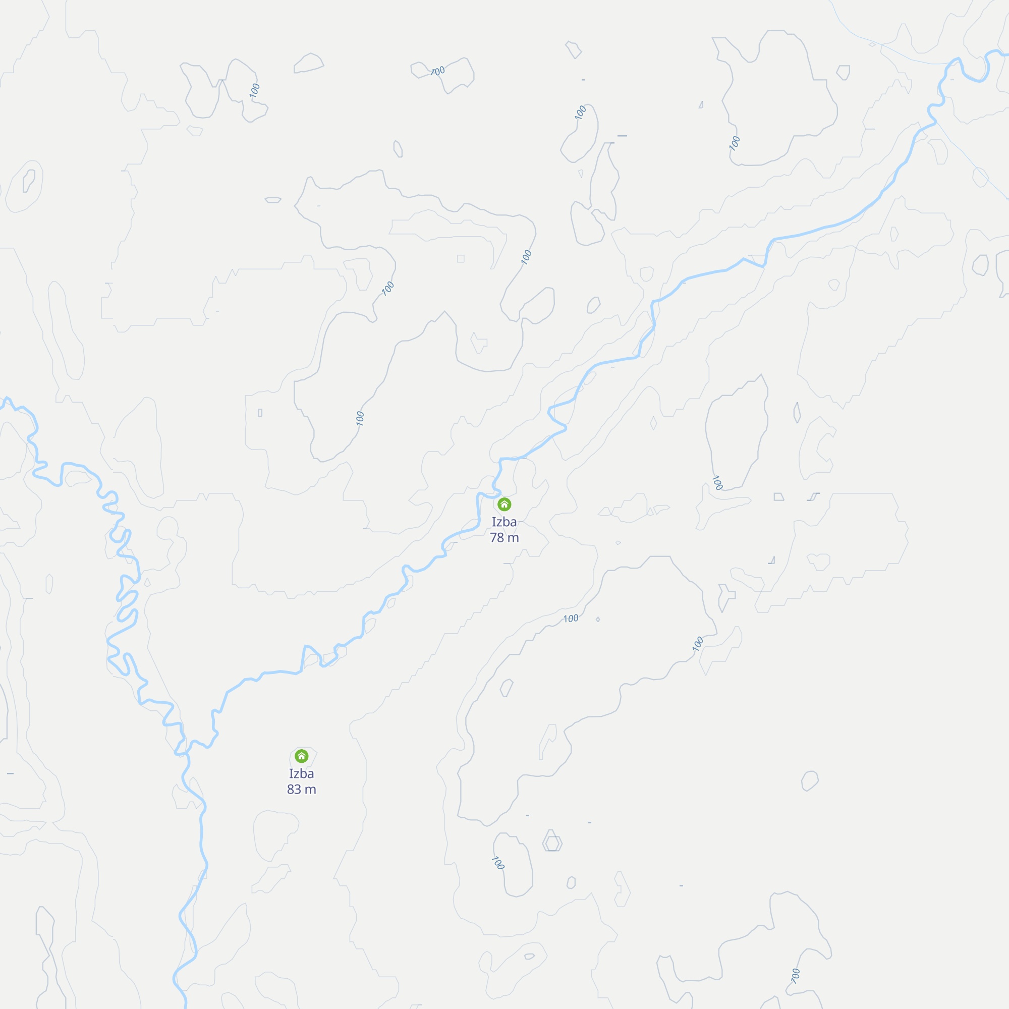 Izba map