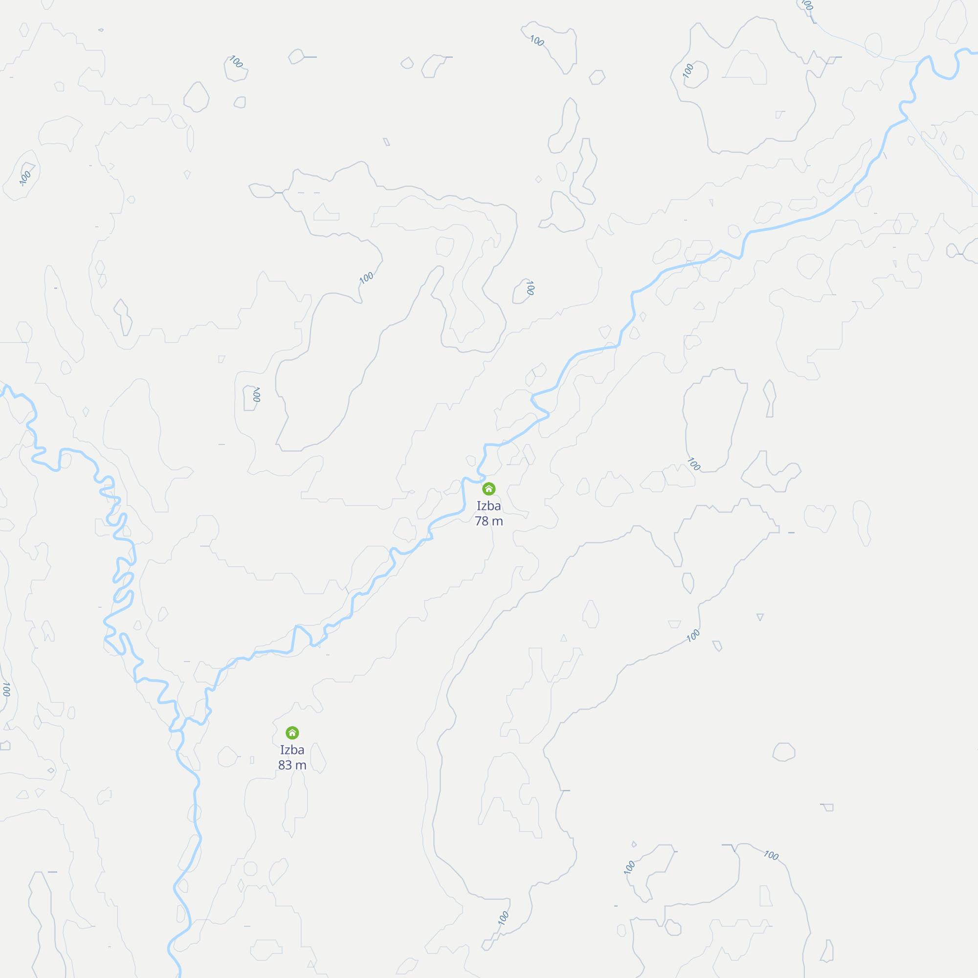 Izba map