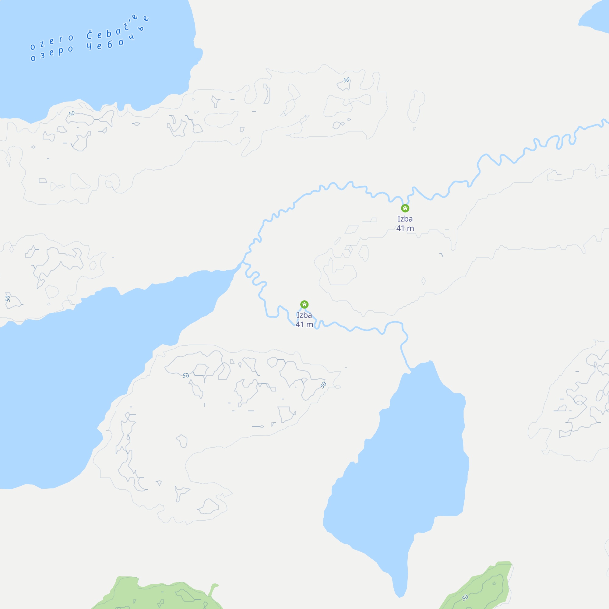 Izba map