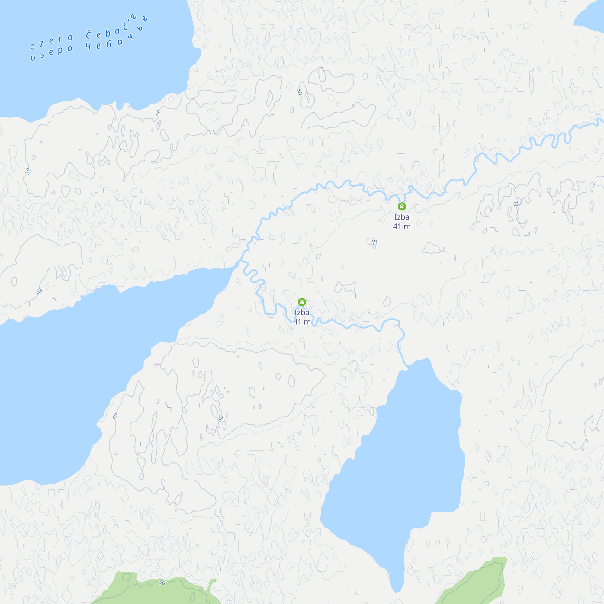 Izba map