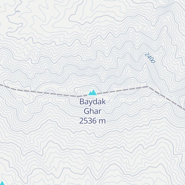 Map of Baydak Ghar