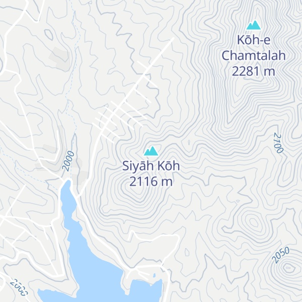 Map of Siyāh Kōh