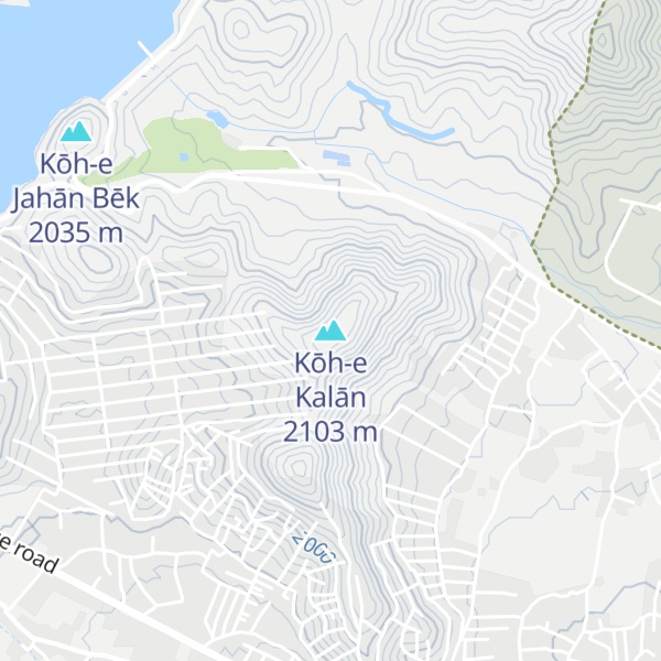 Map of Kōh-e Kalān