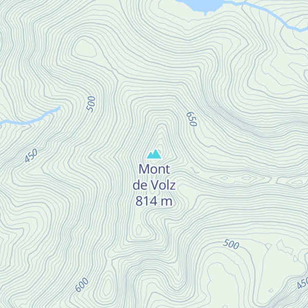 Map of Mont de Volz